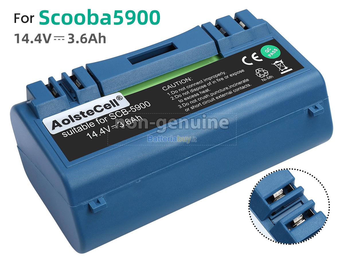 Batteria per iRobot SCOOBA 380