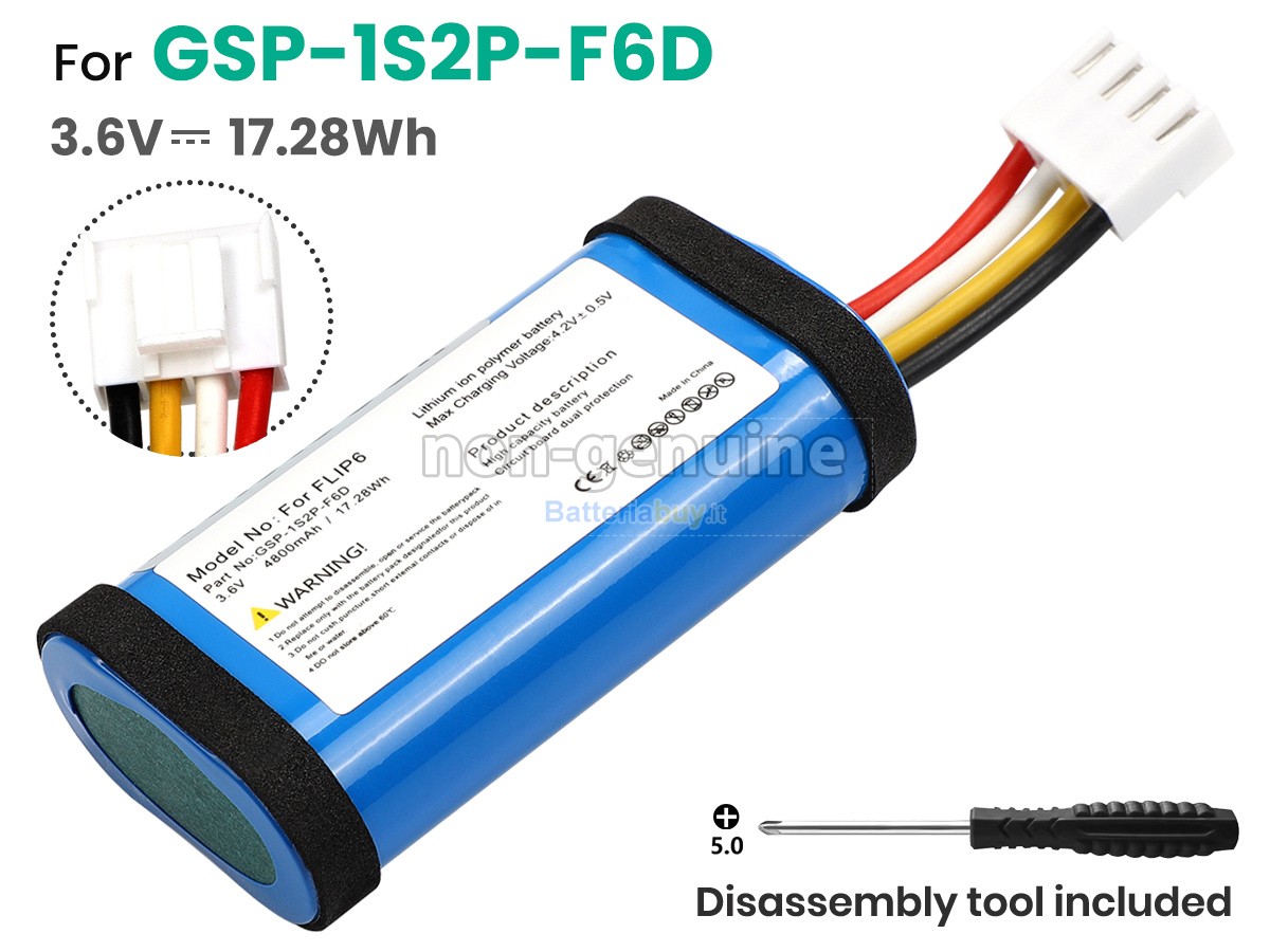 Batteria per JBL GSP-1S2P-F6D