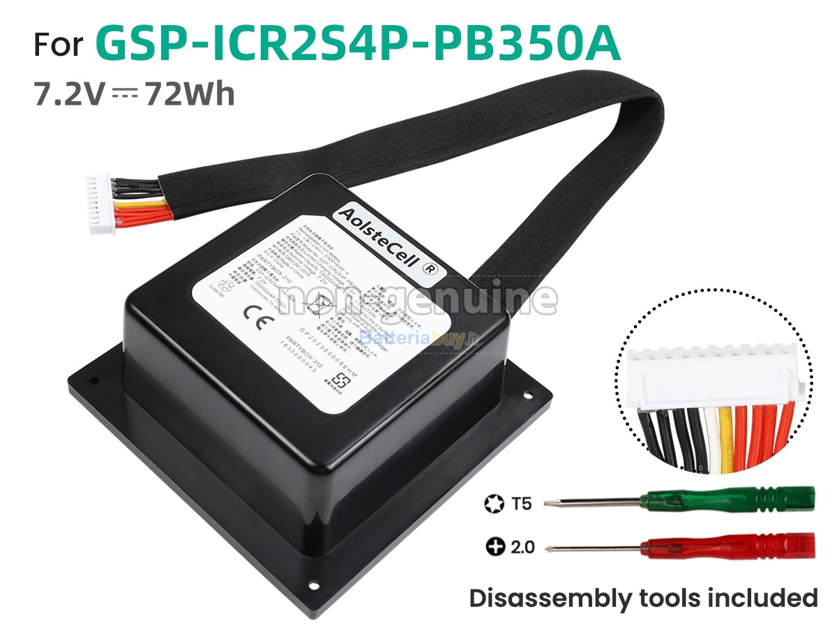 Batteria per JBL GSP-ICR2S4P-PB350A