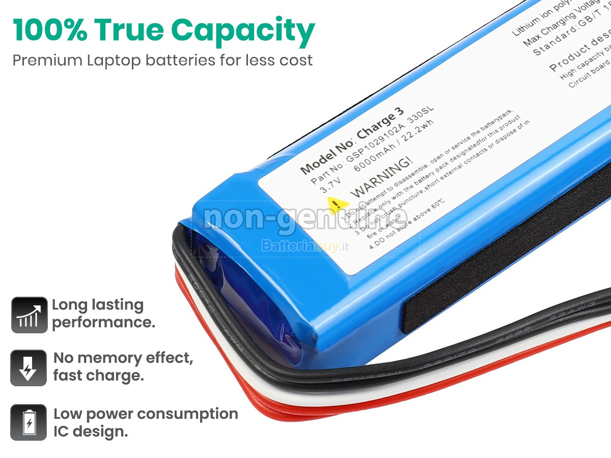 Batteria per JBL CHARGE 3 2016