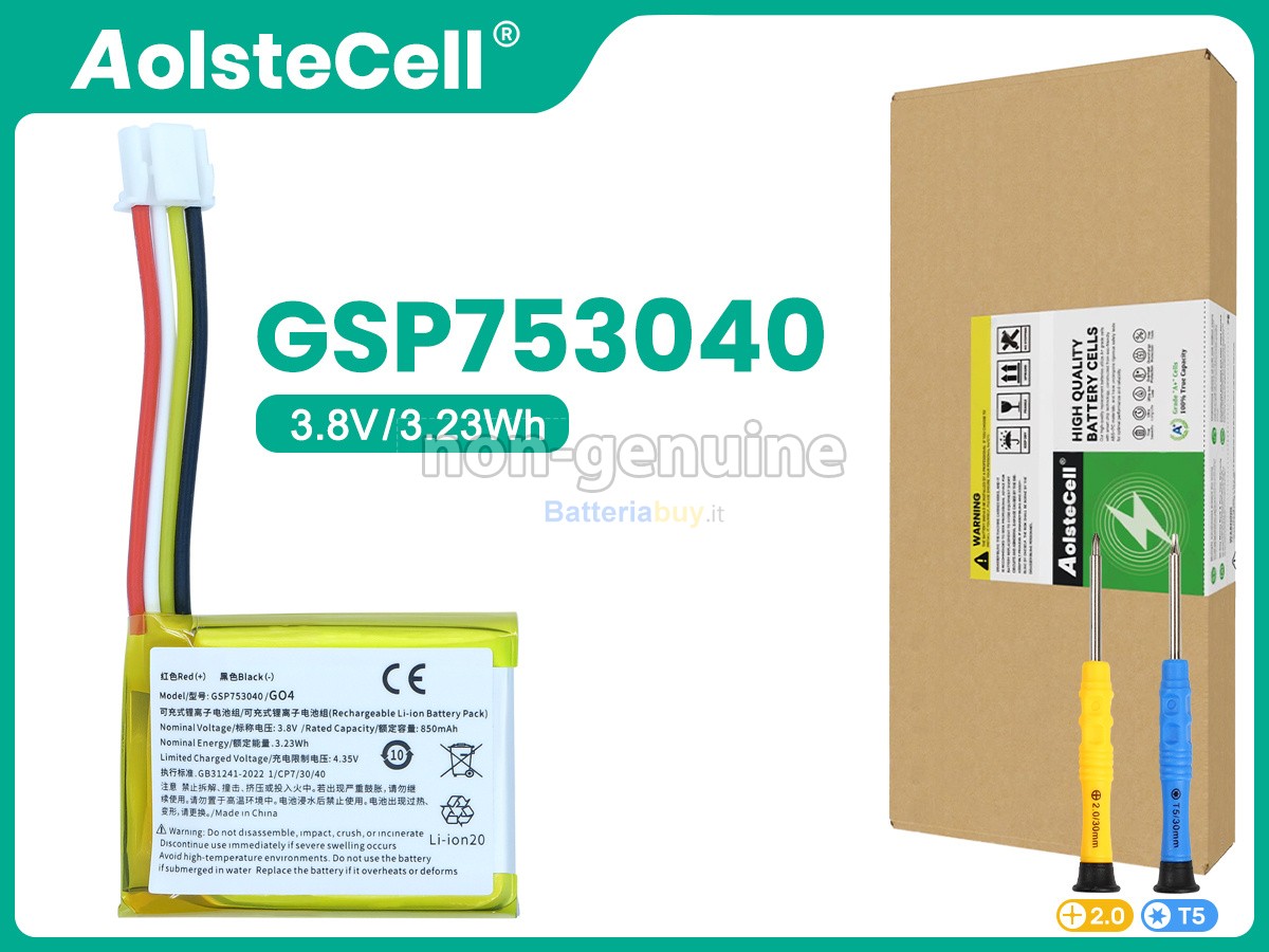 Batteria per JBL GSP753040