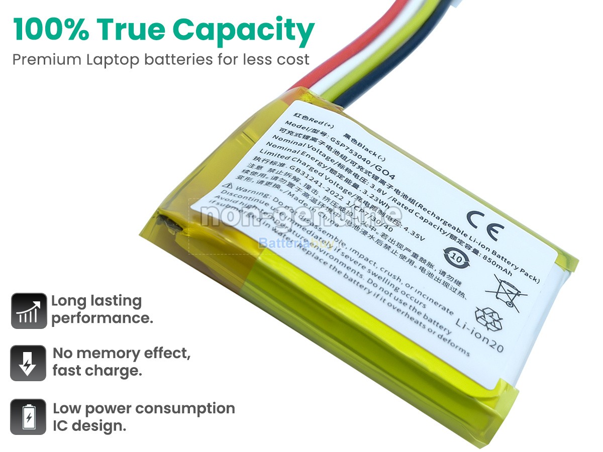 Batteria per JBL GSP753040