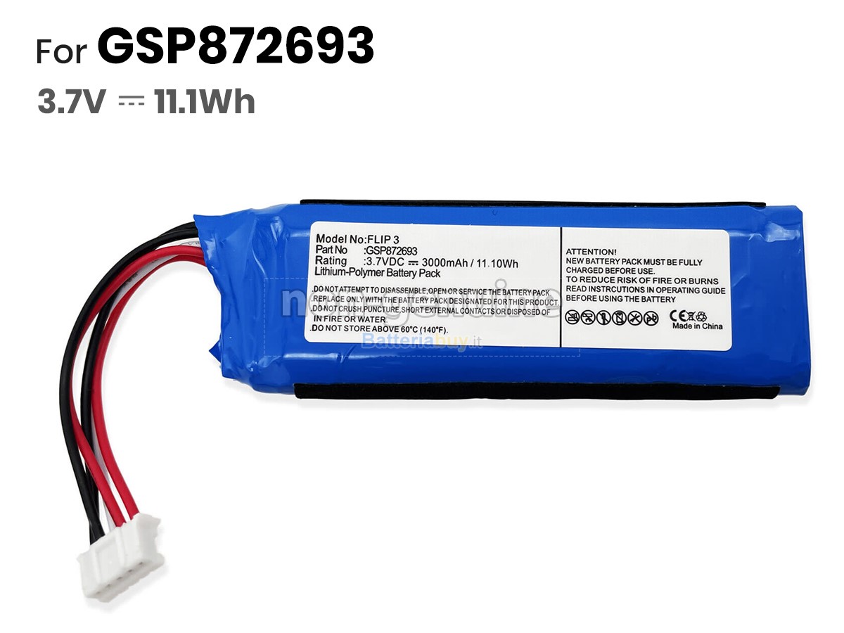 Batteria per JBL FLIP 3 PORTABLE SPEAKER