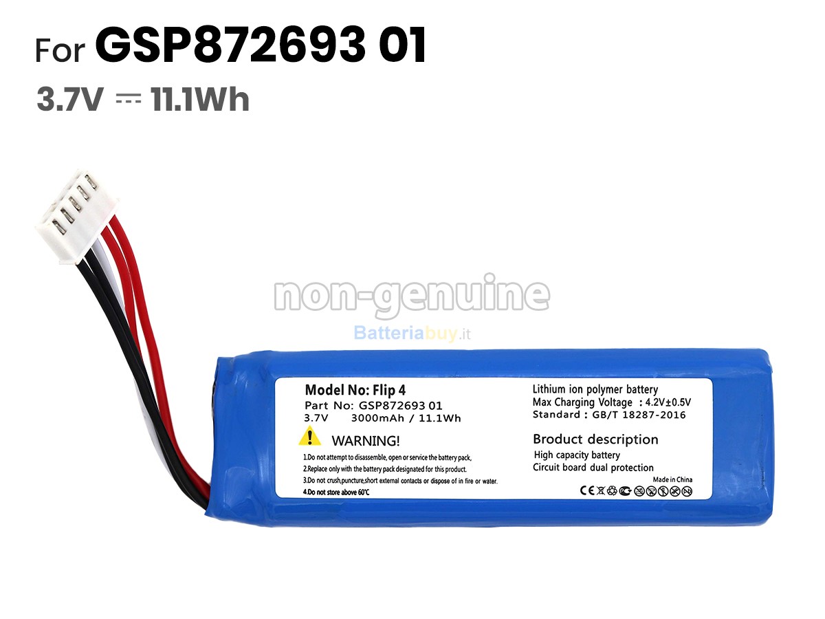 Batteria per JBL FLIP 4