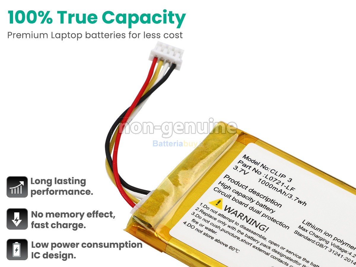 Batteria per JBL CLIP 3AN