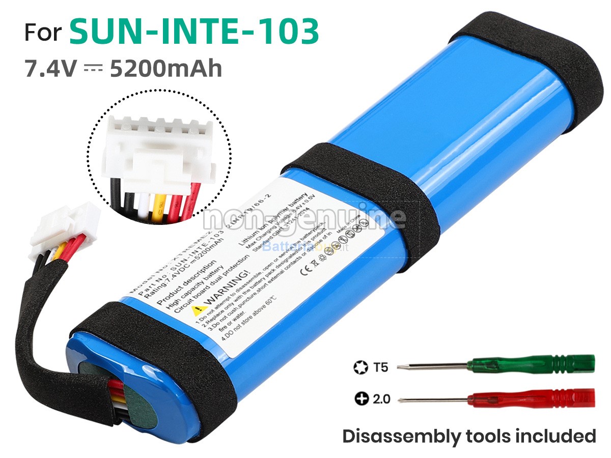 Batteria per JBL SUN-INTE-103