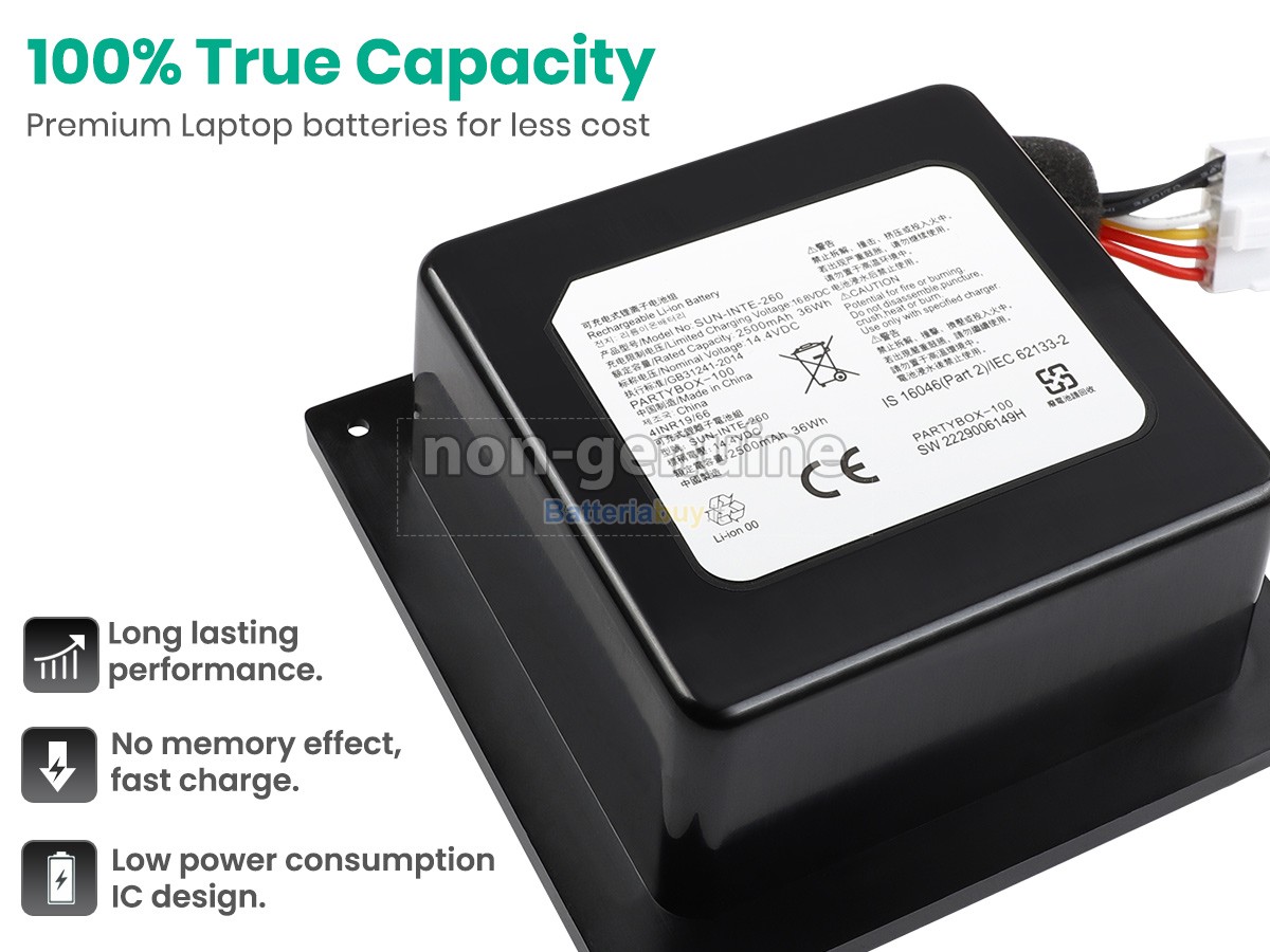 Batteria per JBL SUN-INTE-260