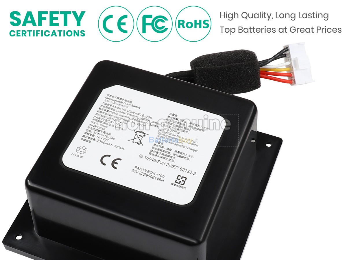 Batteria per JBL SUN-INTE-260