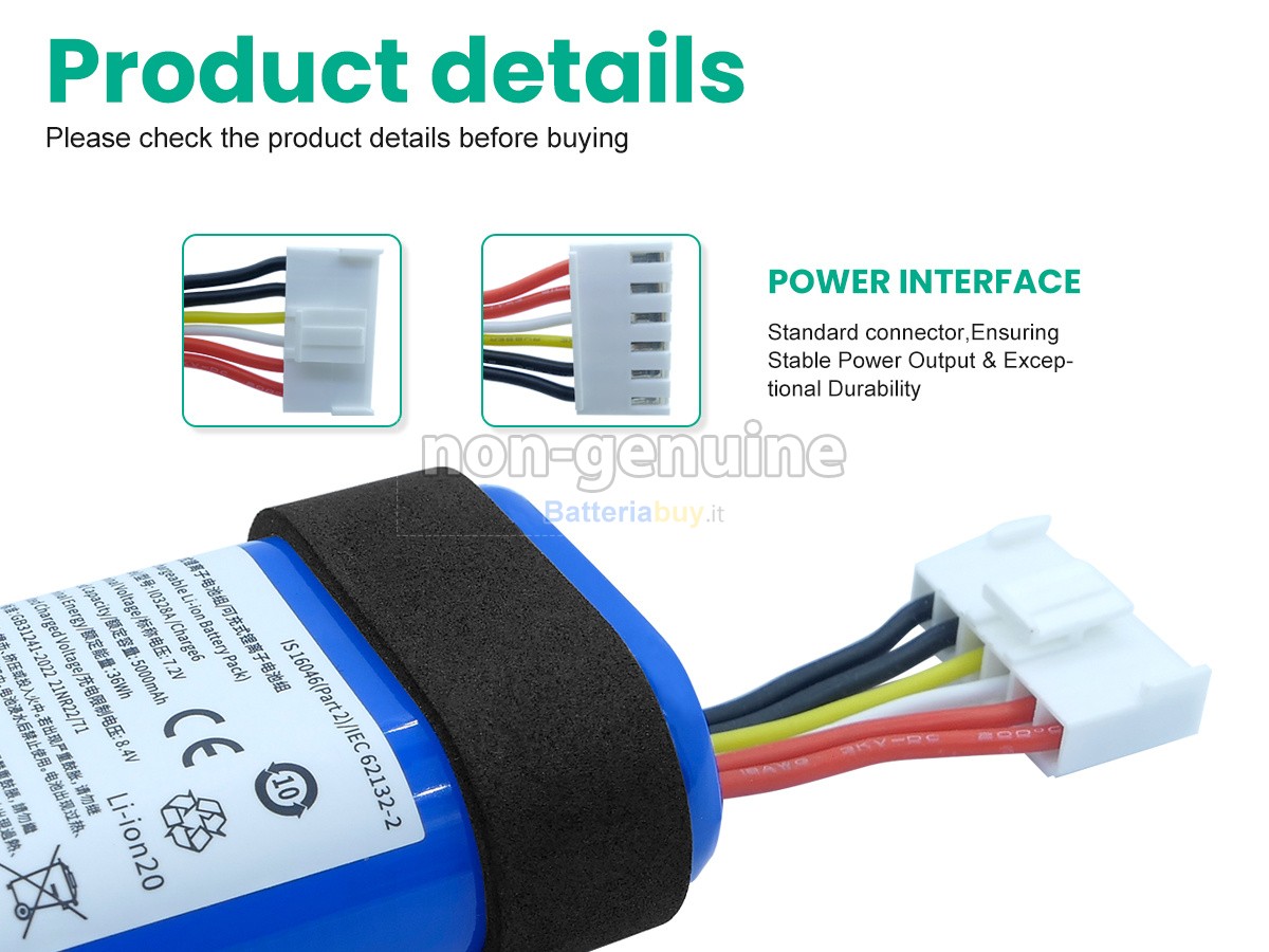 Batteria per JBL I0328A