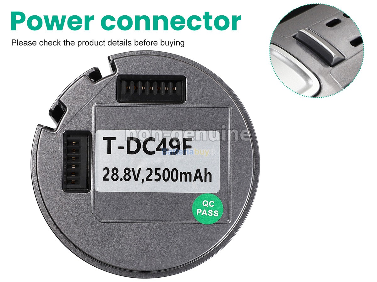 Batteria per JIMMY T-DC49F