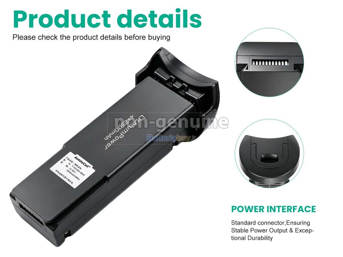 Batteria per JIMMY T-DC53H-MUR