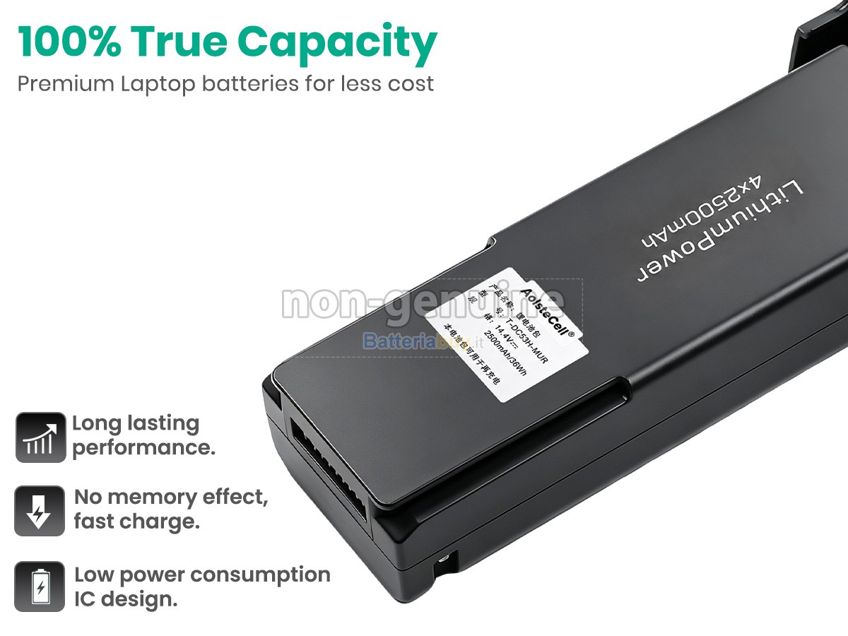 Batteria per JIMMY T-DC53H-MUR
