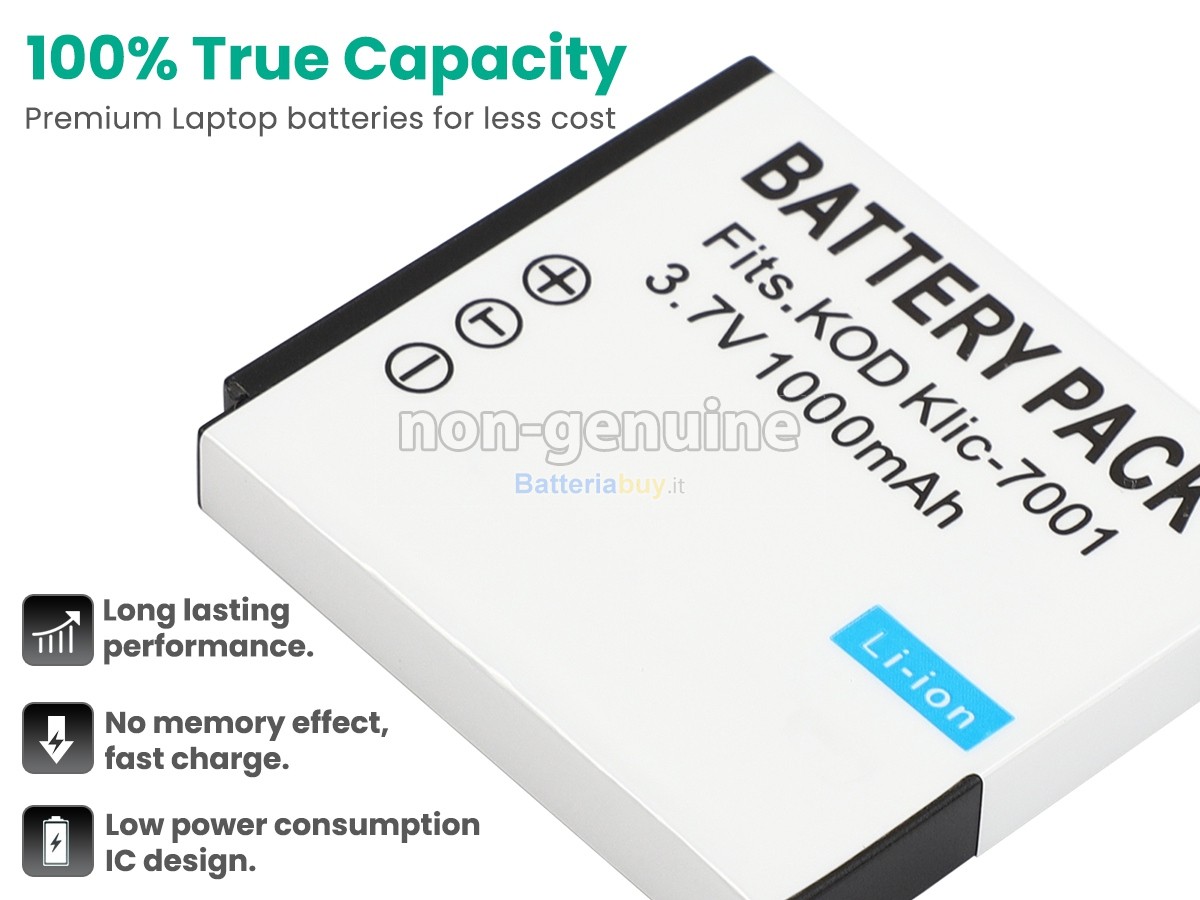Batteria per Kodak EASYSHARE MD1063