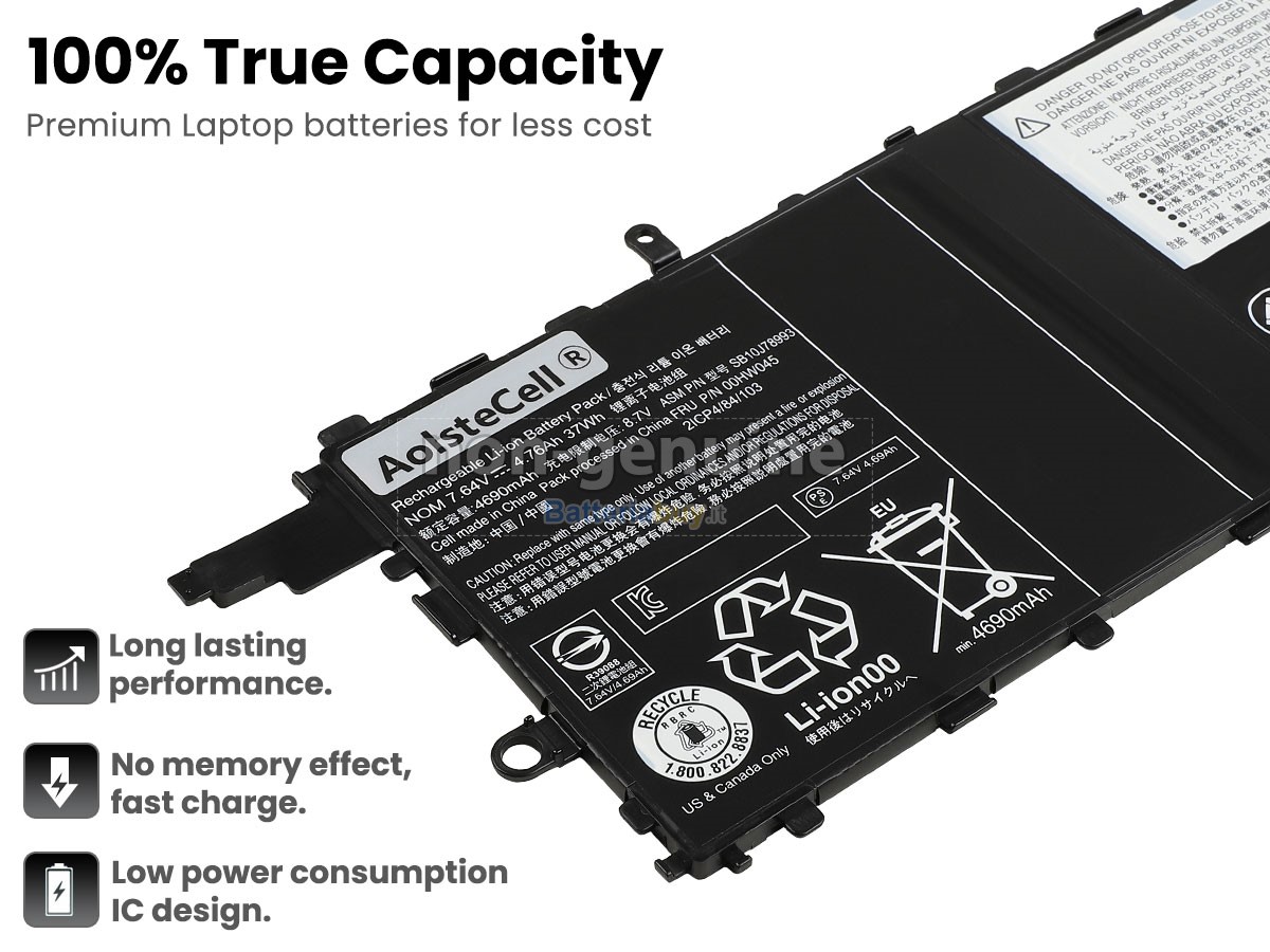 Batteria per Lenovo SB10J78994