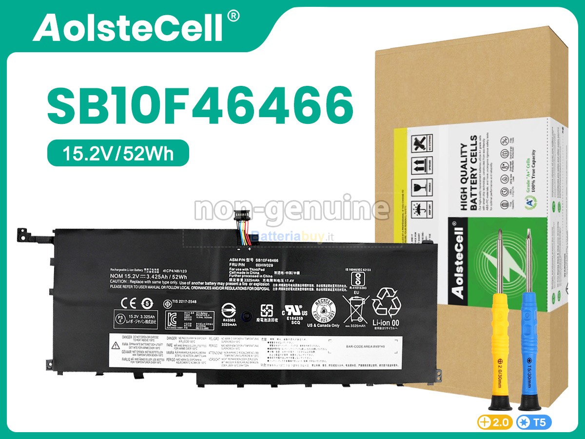 Batteria per Lenovo SB10K97567