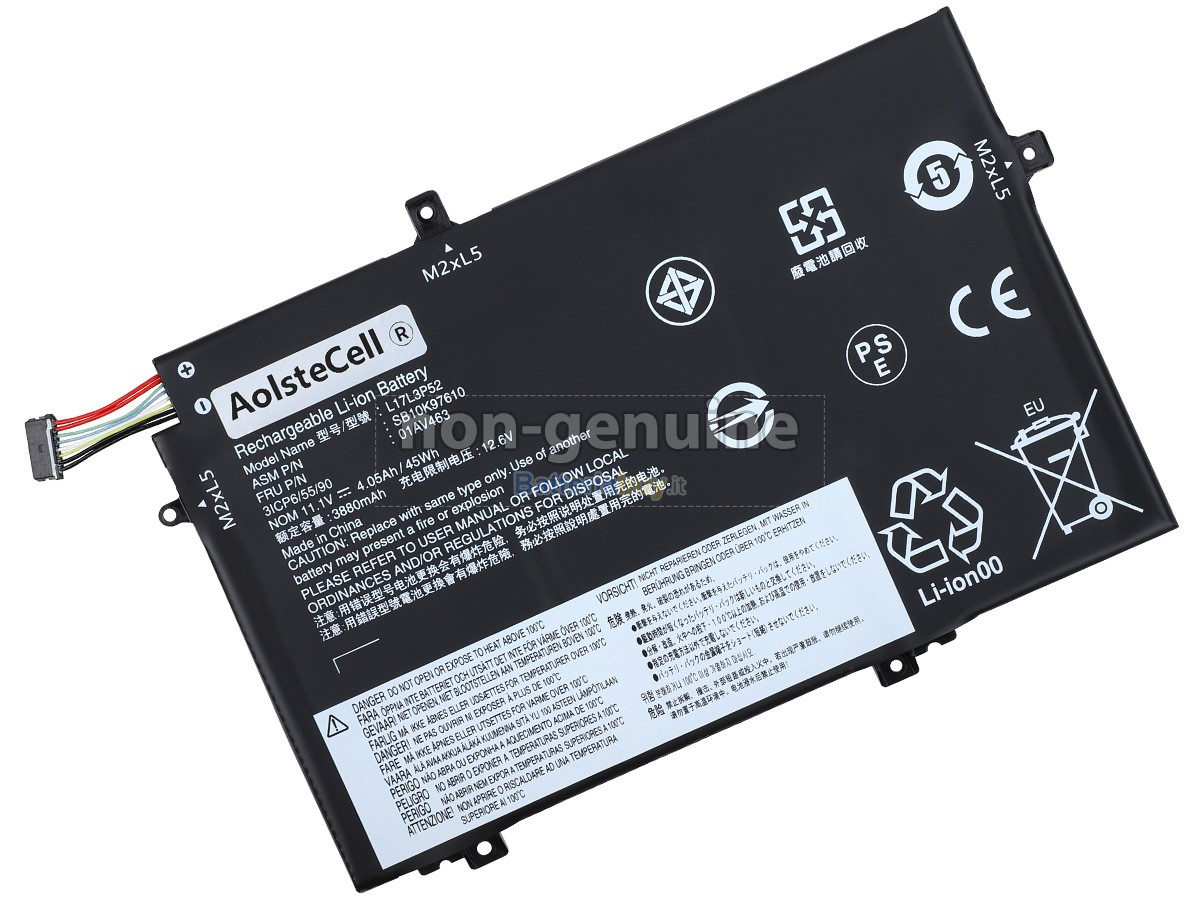 Batteria per Lenovo ThinkPad L590(20Q700ANGE)