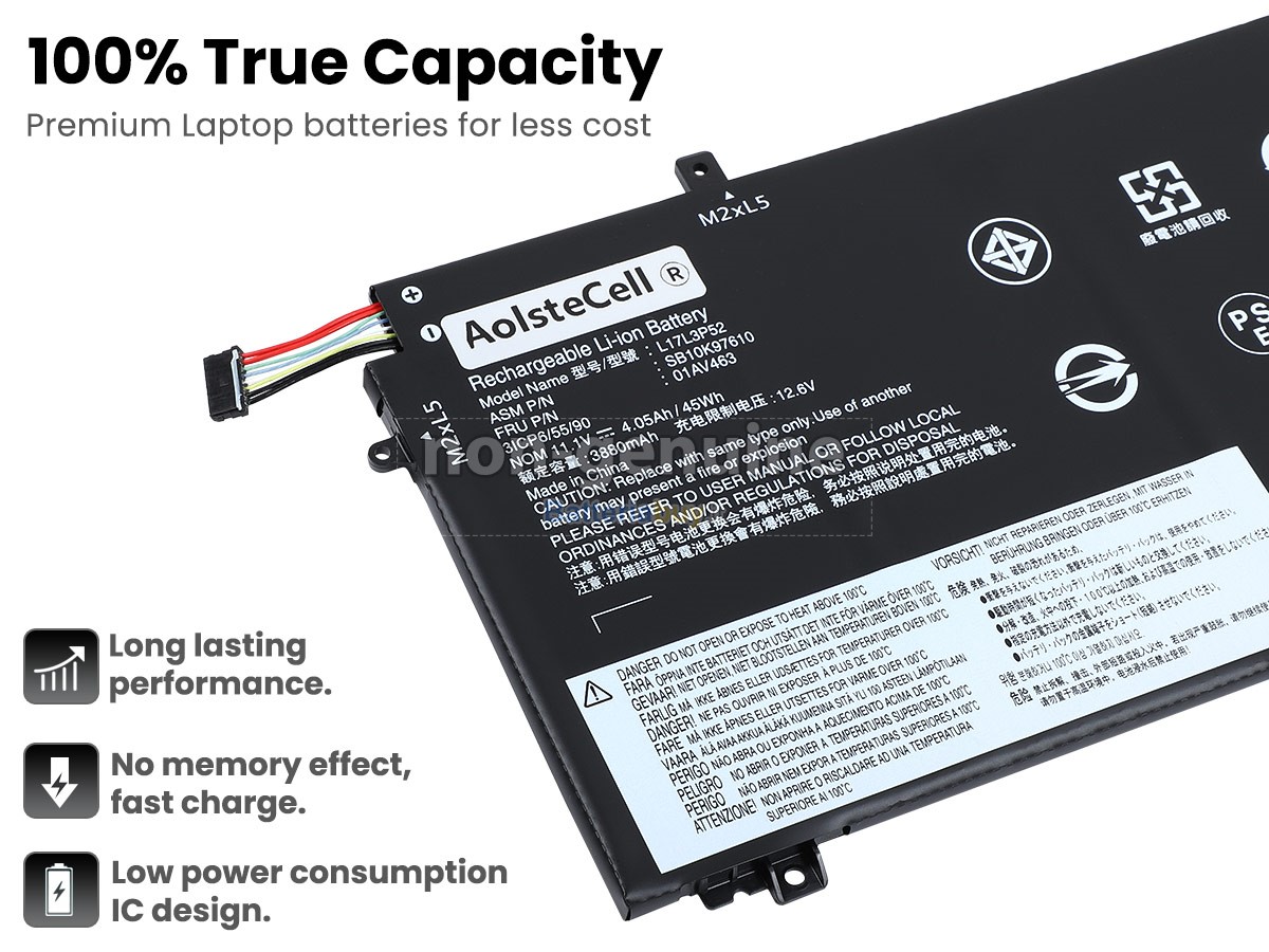 Batteria per Lenovo ThinkPad L590(20Q7001CGE)