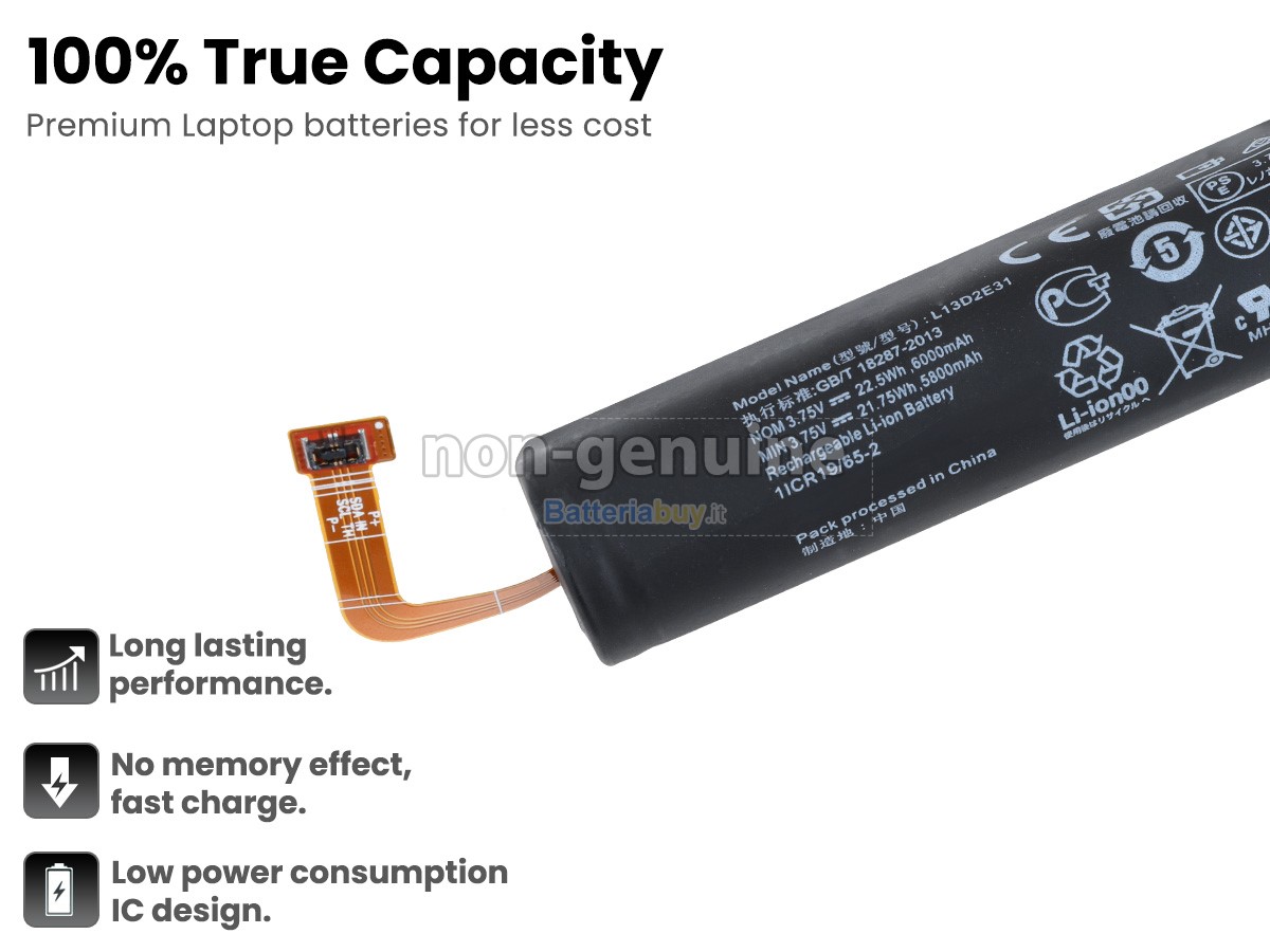 Batteria per Lenovo L13C2E31