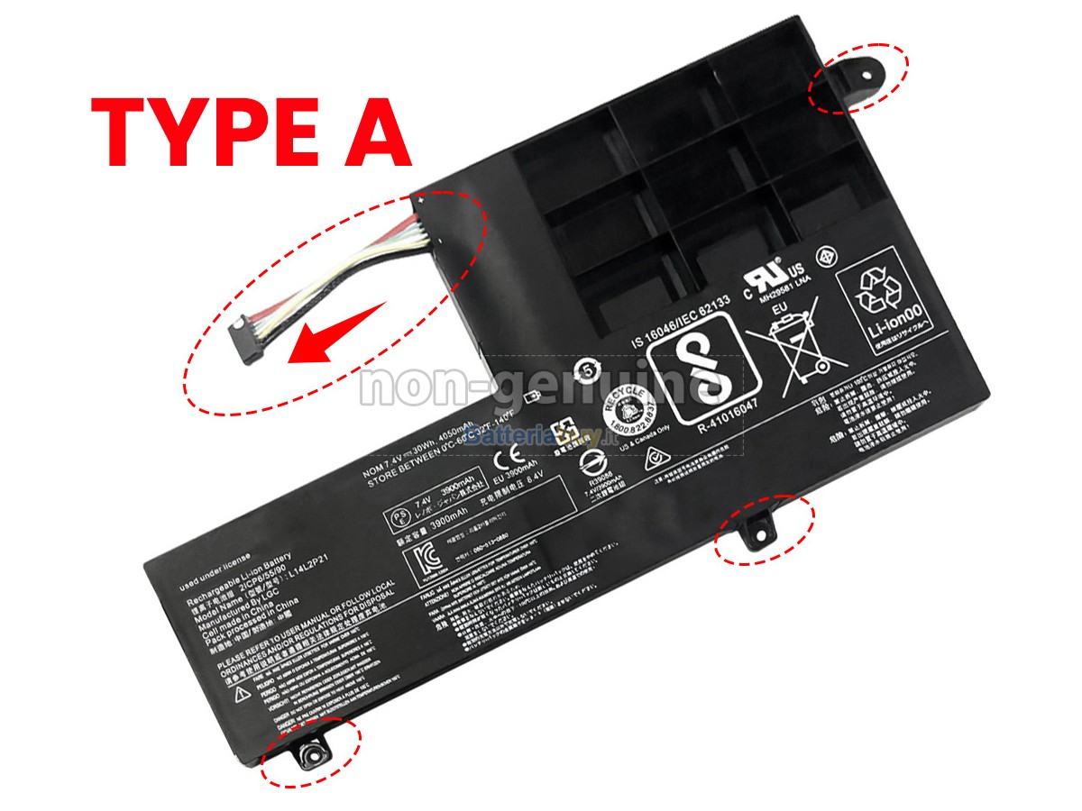 Batteria per Lenovo IdeaPad 520S-14IKBR