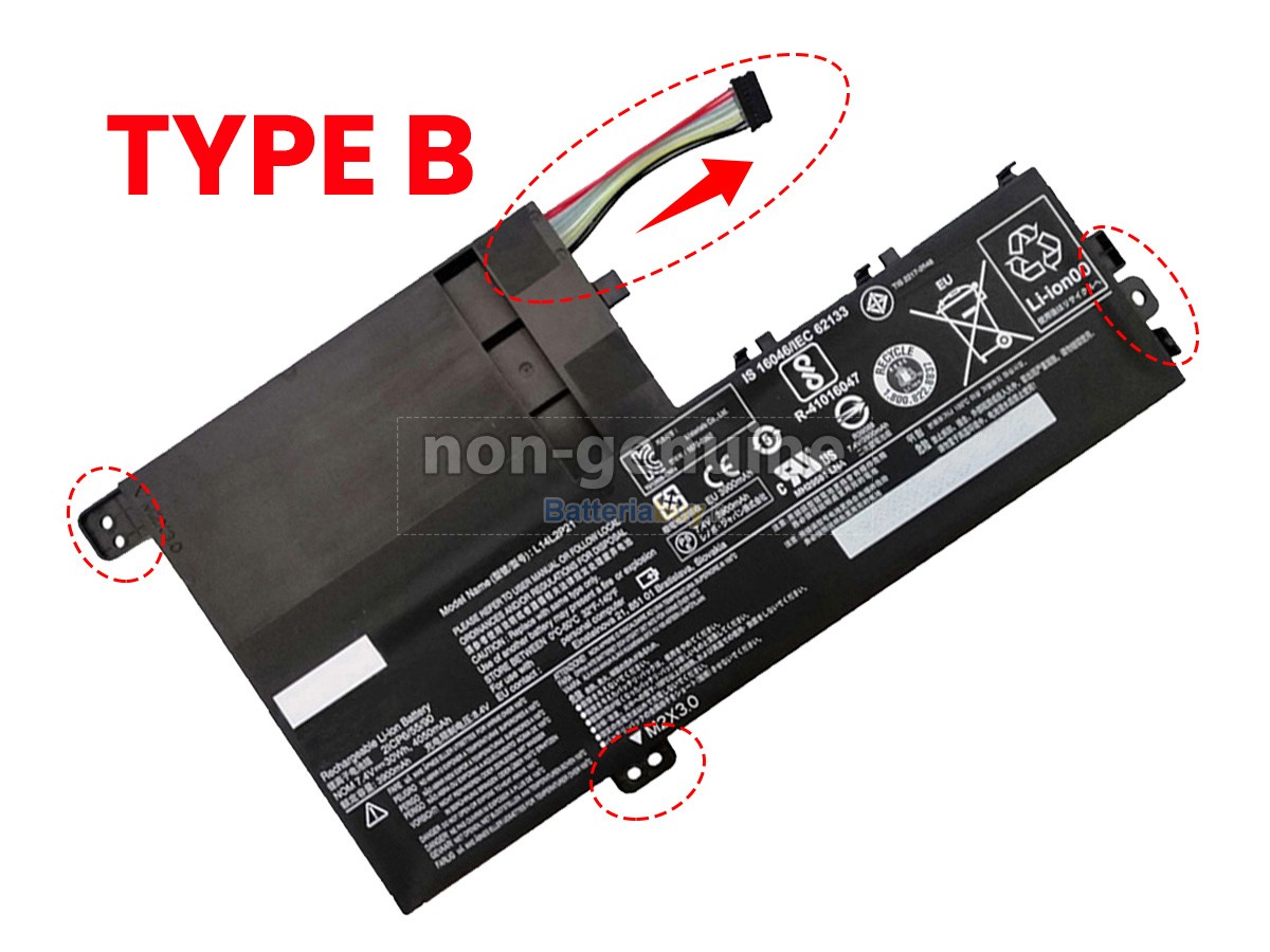Batteria per Lenovo IdeaPad 520S-14IKBR