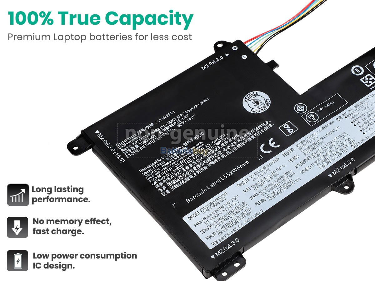 Batteria per Lenovo IdeaPad 520S-14IKBR