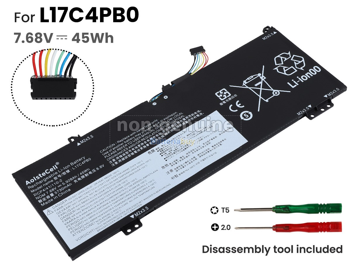 Batteria per Lenovo L17C4PB0