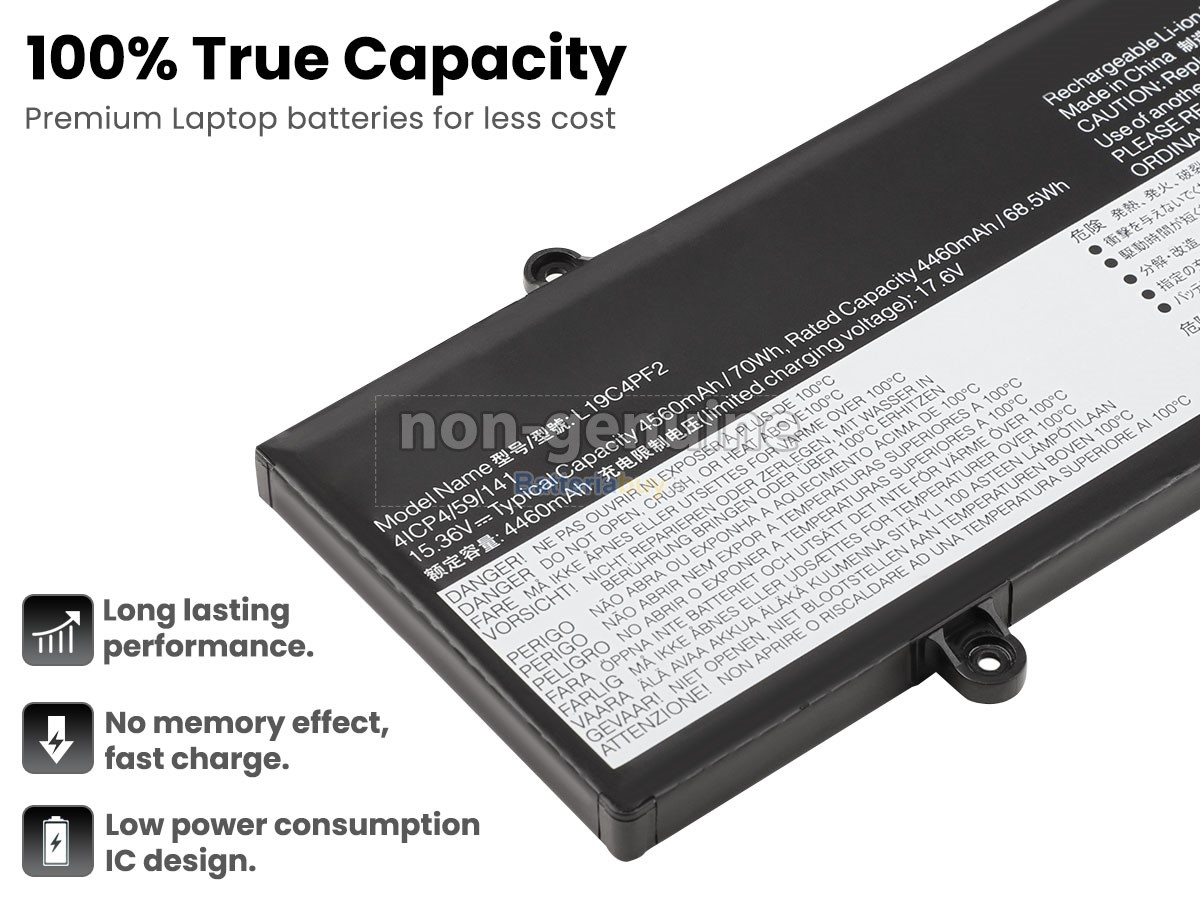 Batteria per Lenovo YOGA SLIM 7-15IMH05-82AB0037RU