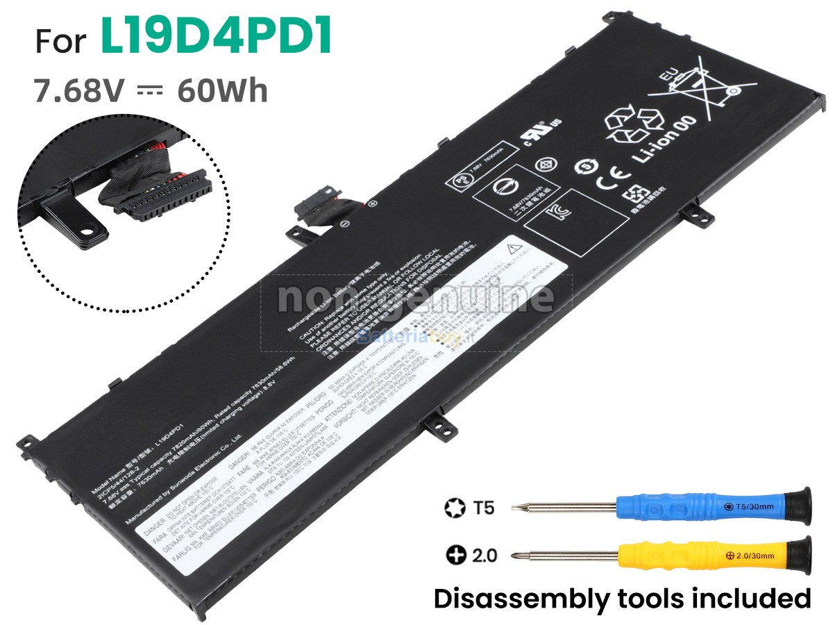 Batteria per Lenovo YOGA 6-13ALC6-82ND00BCKR