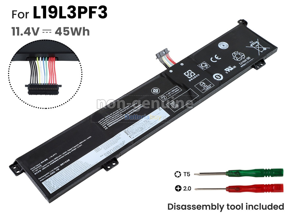 Batteria per Lenovo L19M3PF7