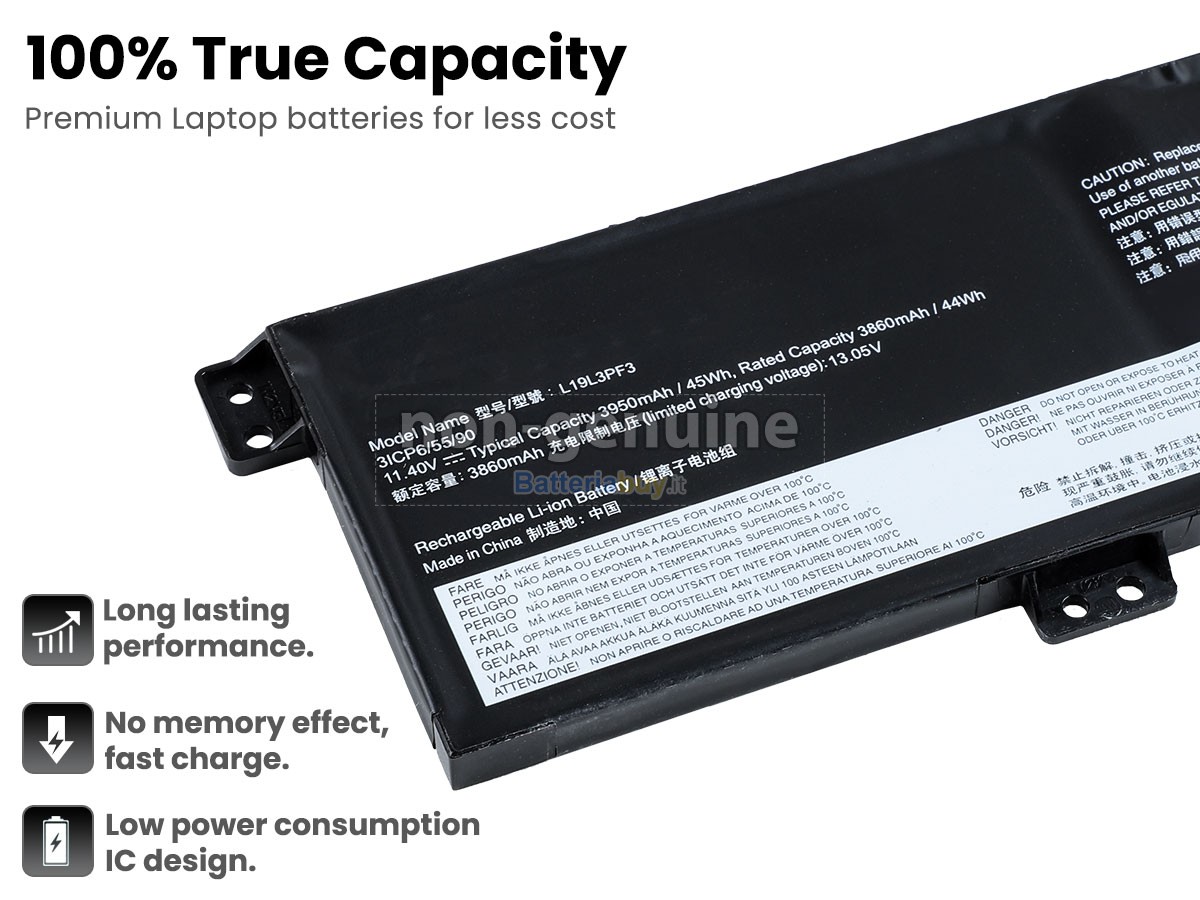Batteria per Lenovo L19M3PF7