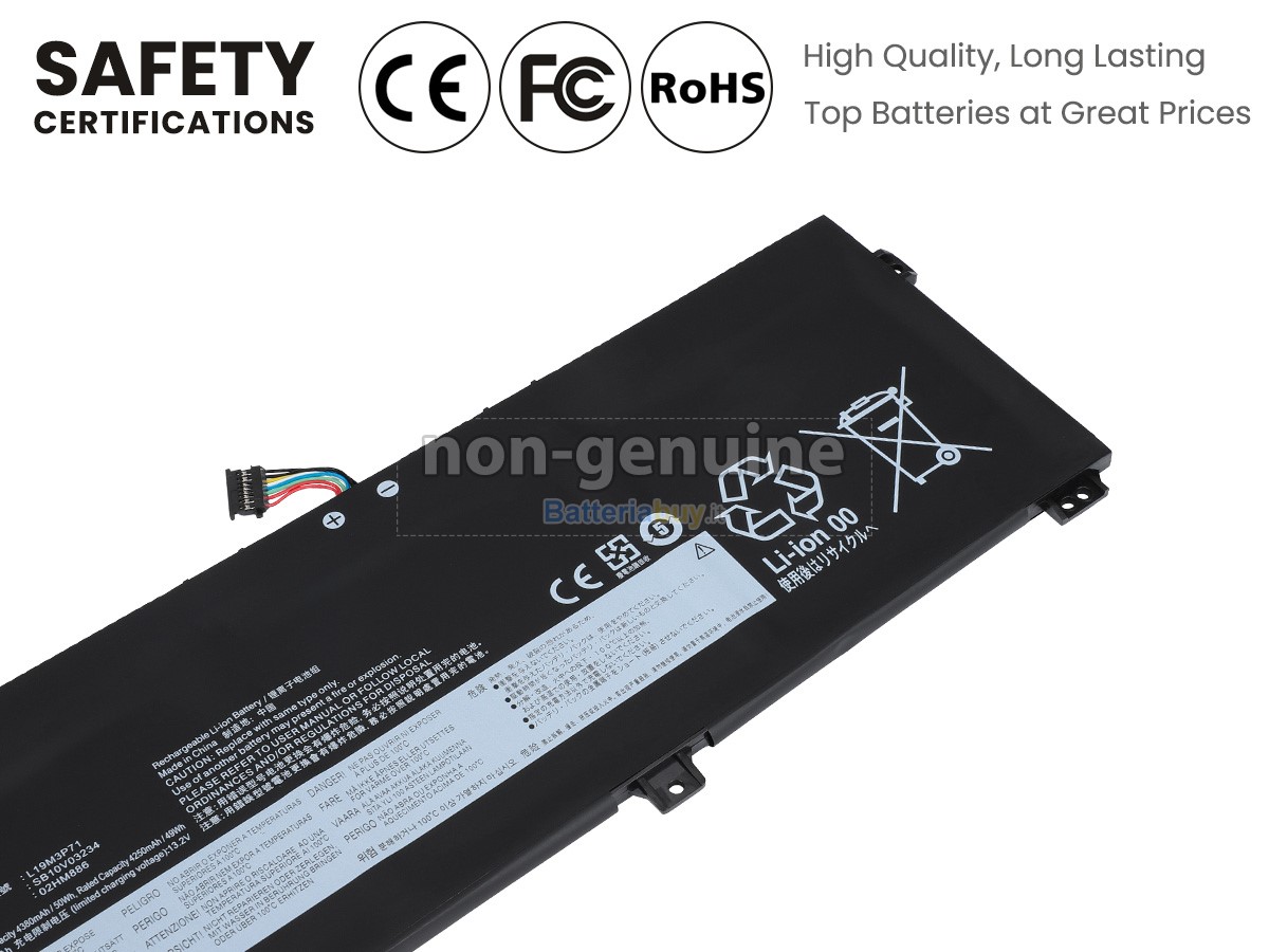 Batteria per Lenovo L19M3P71