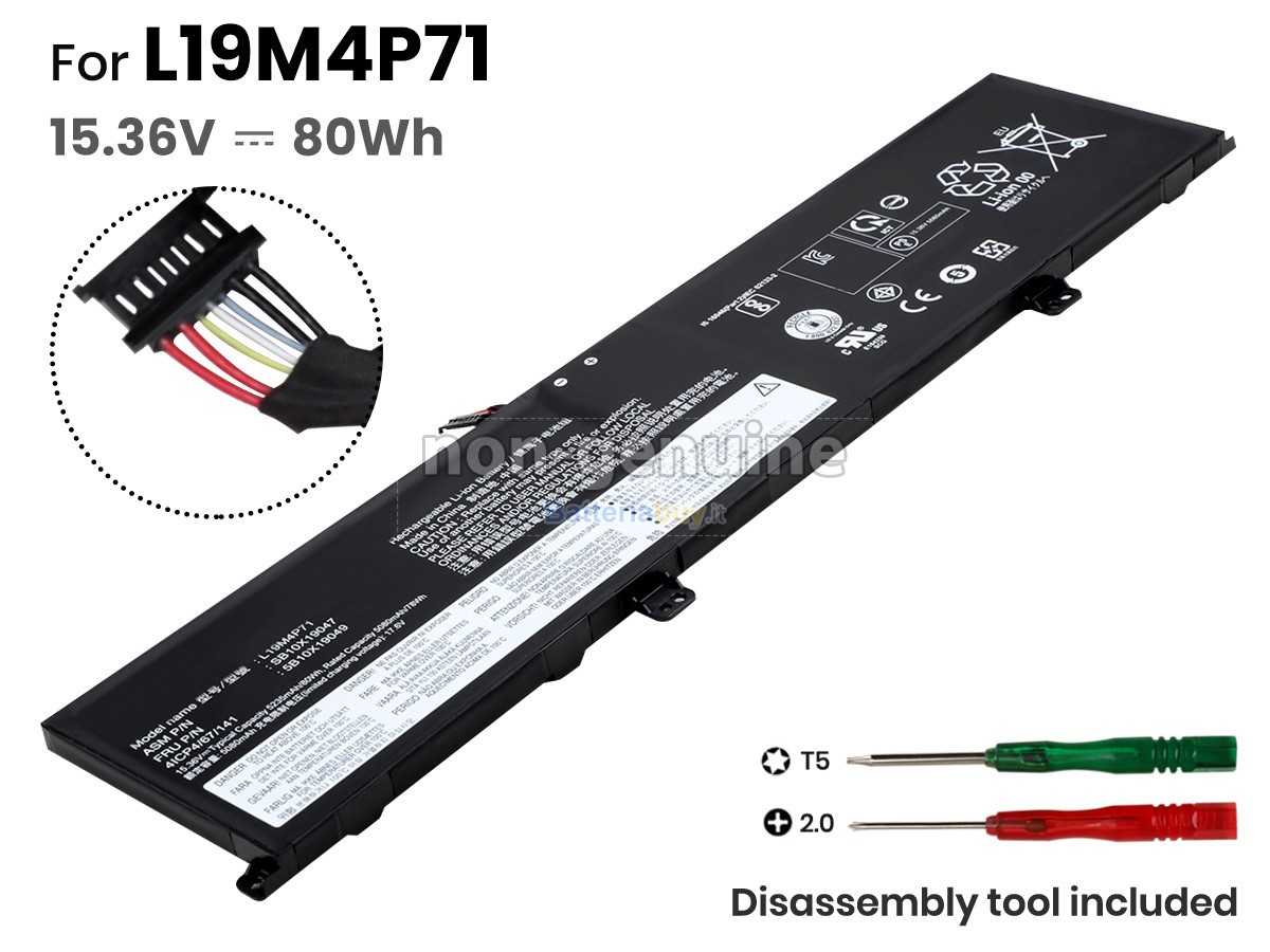 Batteria per Lenovo ThinkPad P1 GEN 3-20TH0001PG