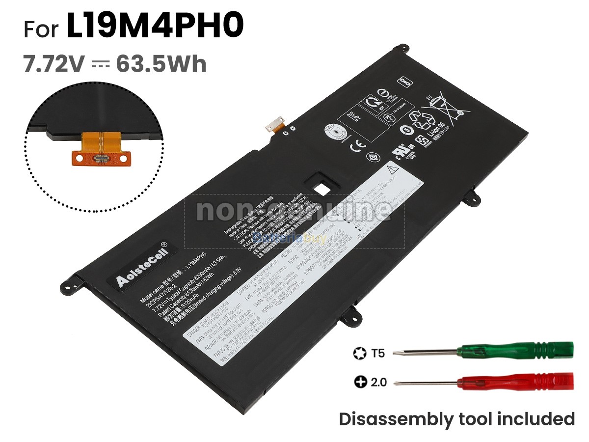 Batteria per Lenovo IdeaPad SLIM 9 14ITL5-82D2000NUS