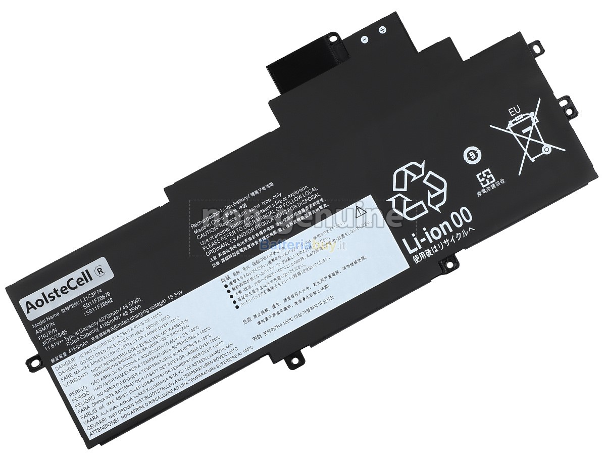 Batteria per Lenovo ThinkPad X1 NANO GEN 3-21K1000UID