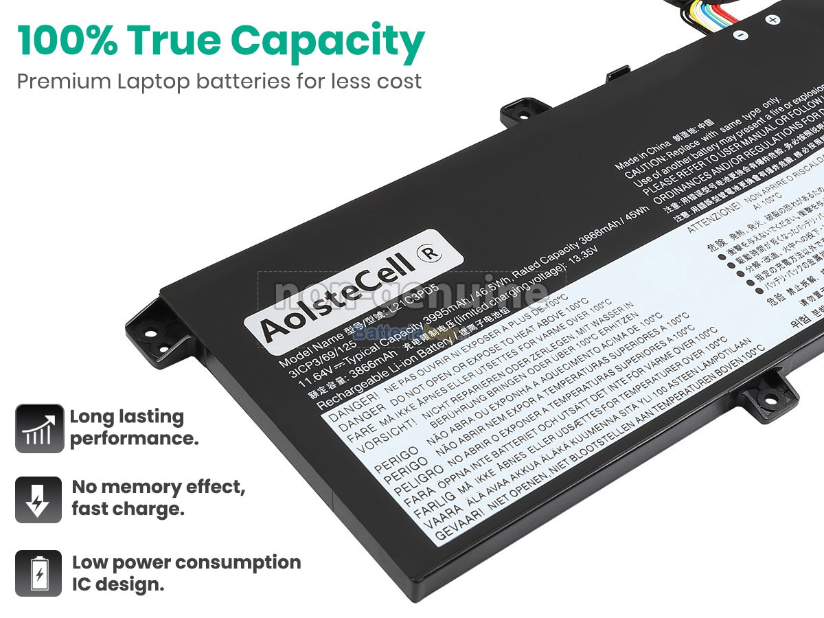 Batteria per Lenovo THINKBOOK 14 G4+ IAP-21CX001NMH