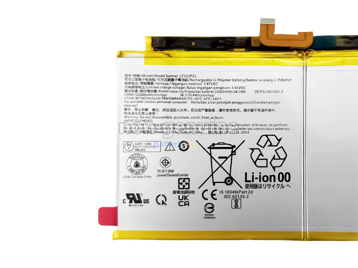 Batteria per Lenovo L21D2P31