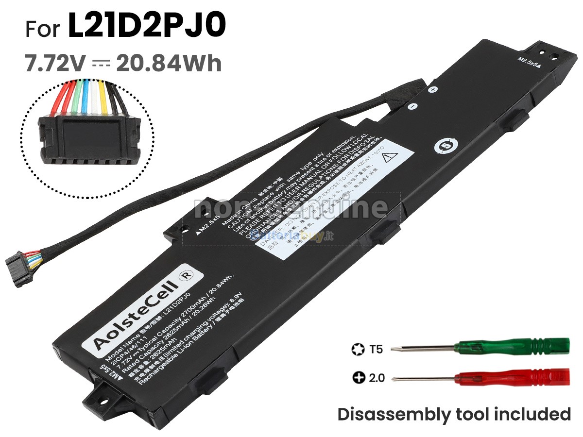 Batteria per Lenovo L21D2PJ0