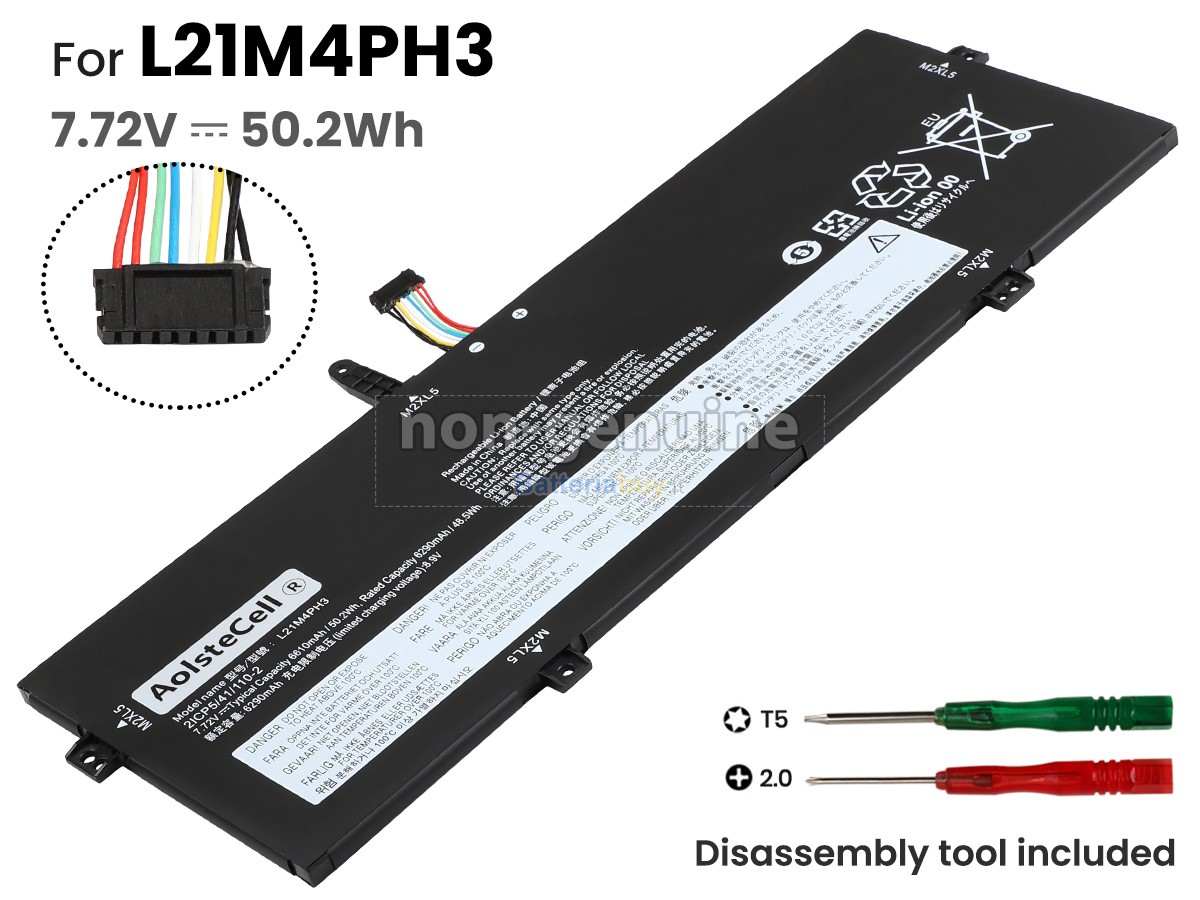 Batteria per Lenovo YOGA SLIM 7 CARBON 13IAP7-82U9007UIN