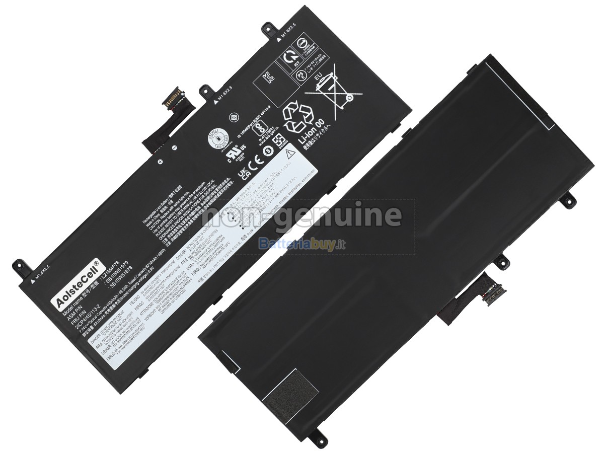 Batteria per Lenovo ThinkPad X13S GEN 1-21BX000SSP
