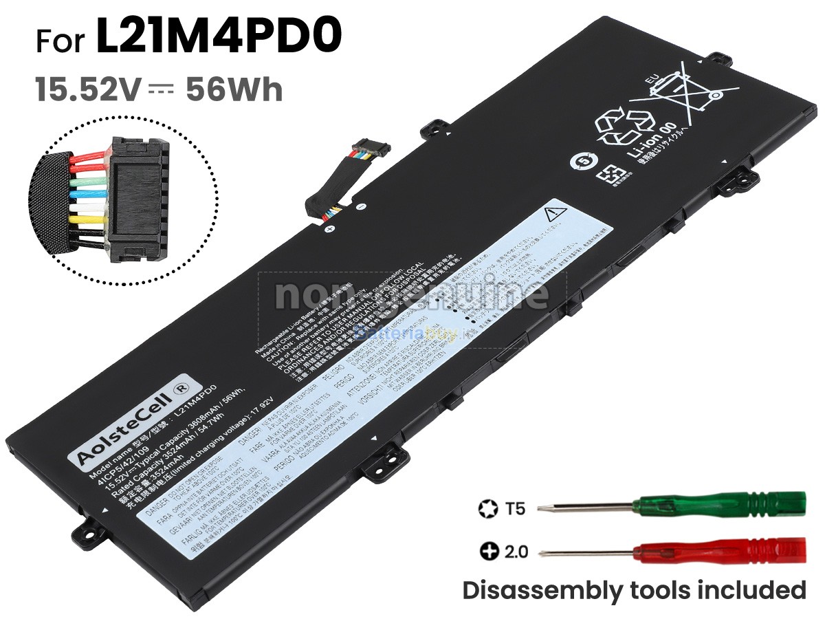 Batteria per Lenovo THINKBOOK 13S G4 IAP-21AR007VBM