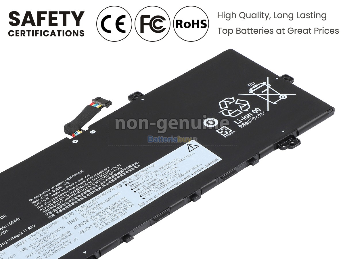 Batteria per Lenovo THINKBOOK 13S G4 IAP-21AR007VBM