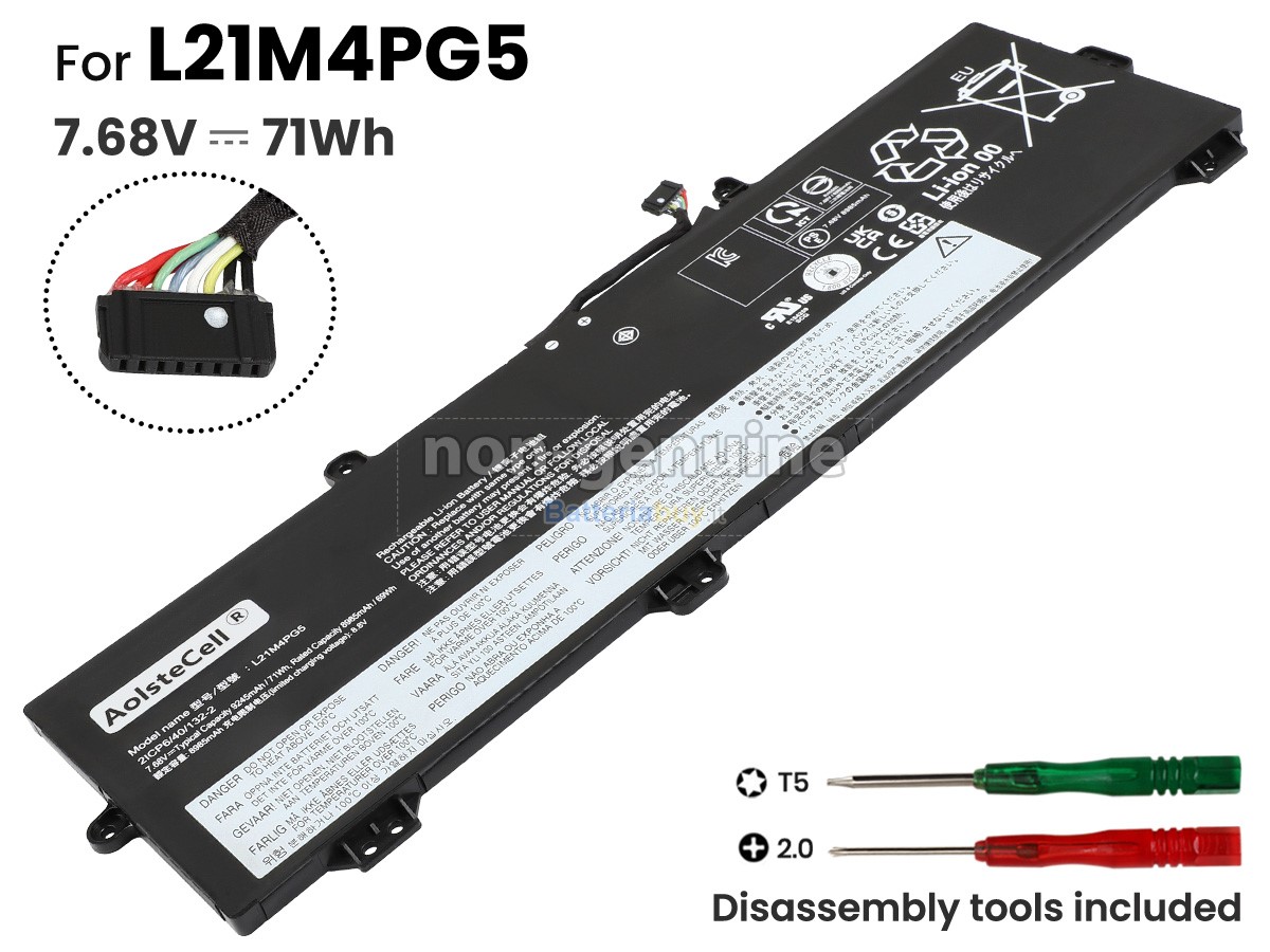 Batteria per Lenovo IdeaPad 5 CHROME 16IAU7-82V8