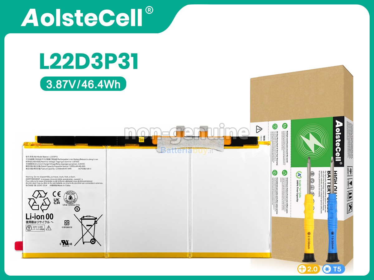 Batteria per Lenovo L22D3P31