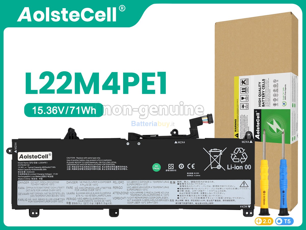 Batteria per Lenovo L22M4PE1