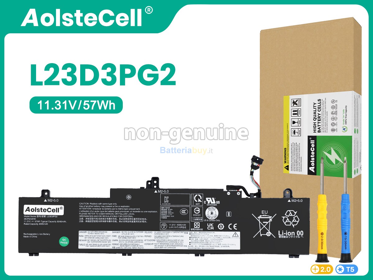 Batteria per Lenovo L23D3PG2