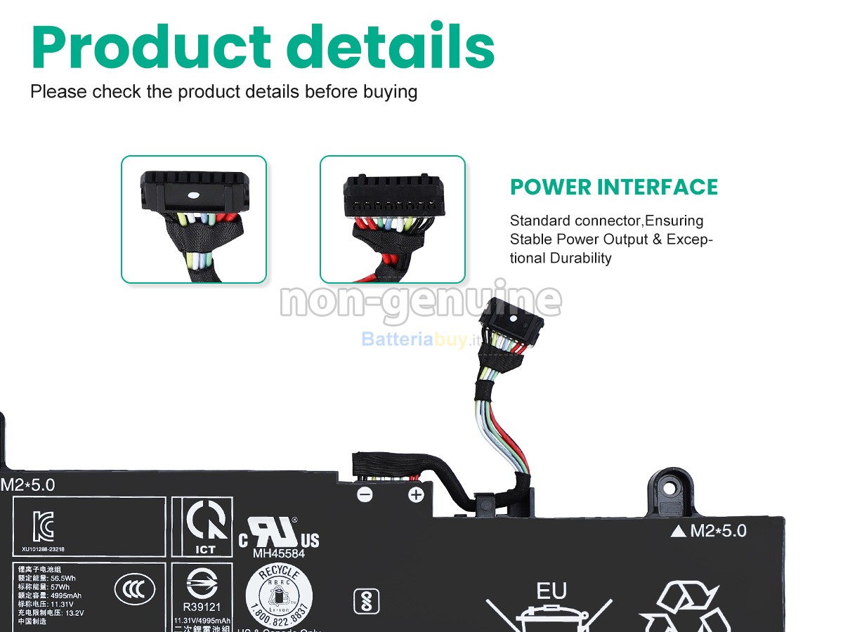 Batteria per Lenovo L23D3PG2