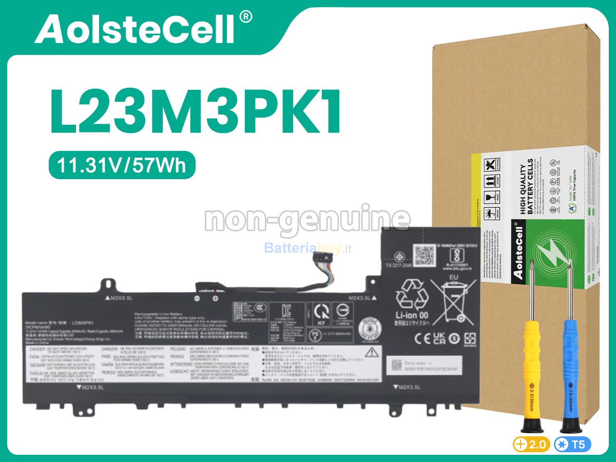 Batteria per Lenovo L23D3PK1
