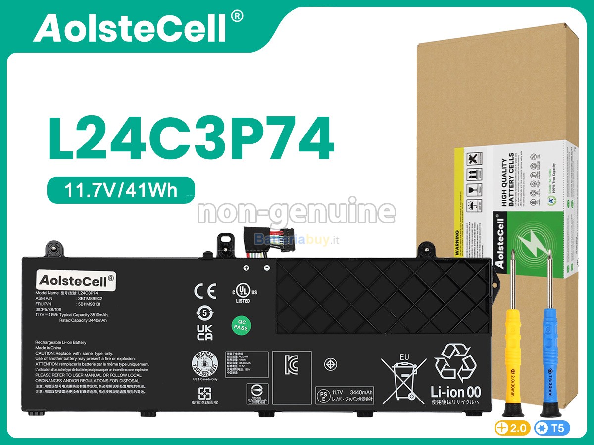 Batteria per Lenovo L24C3P74