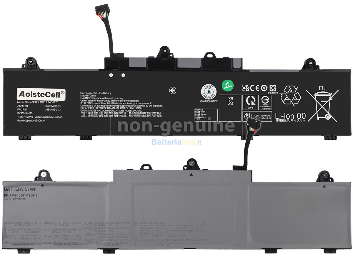Batteria per Lenovo L24D3P75