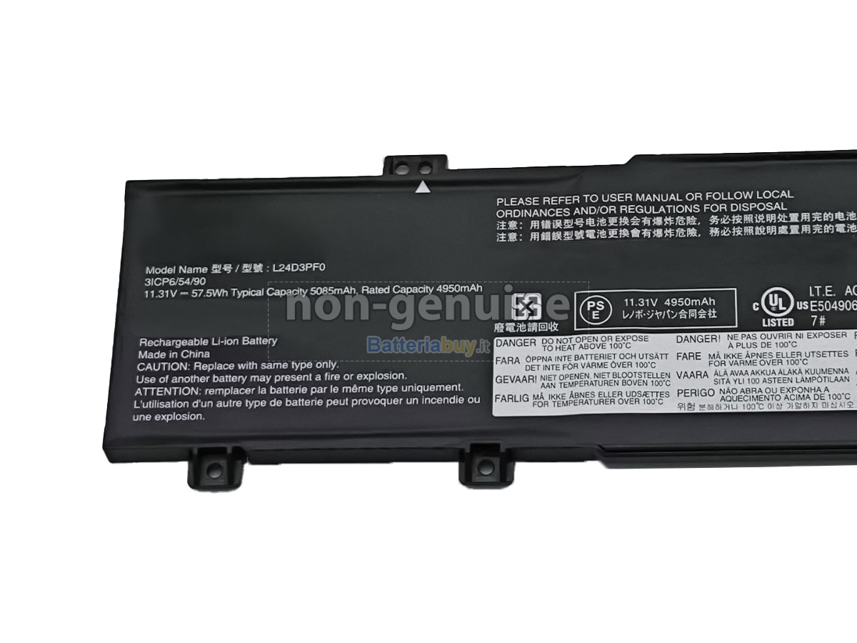 Batteria per Lenovo L24B3PF0